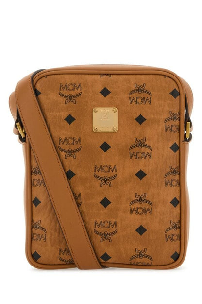 Mcm Woman Printed Canvas Klassik Crossbody Bag