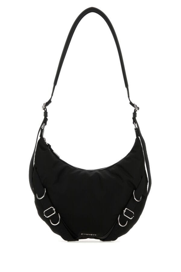 Givenchy Man Black Nylon Blend Voyou Crossbody Bag