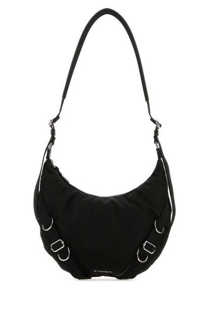 Givenchy Man Black Nylon Blend Voyou Crossbody Bag