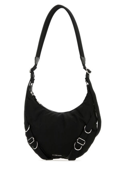 Givenchy Man Black Nylon Blend Voyou Crossbody Bag