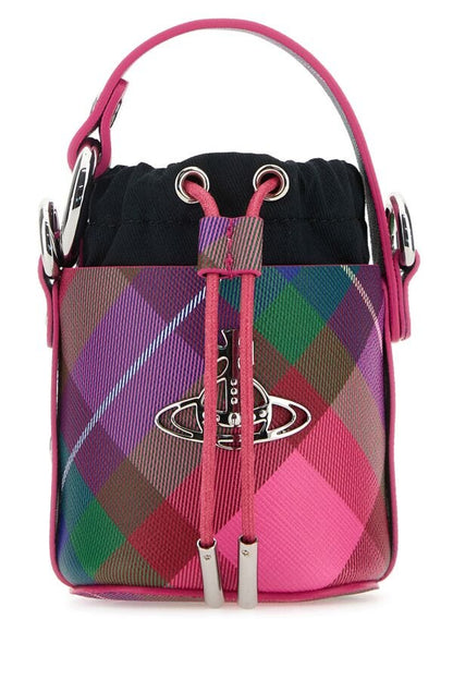 Vivienne Westwood Woman Printed Synthetic Leather Mini Daisy Crossbody Bag
