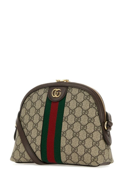 Gucci Woman Gg Supreme Fabric Small Ophidia Crossbody Bag