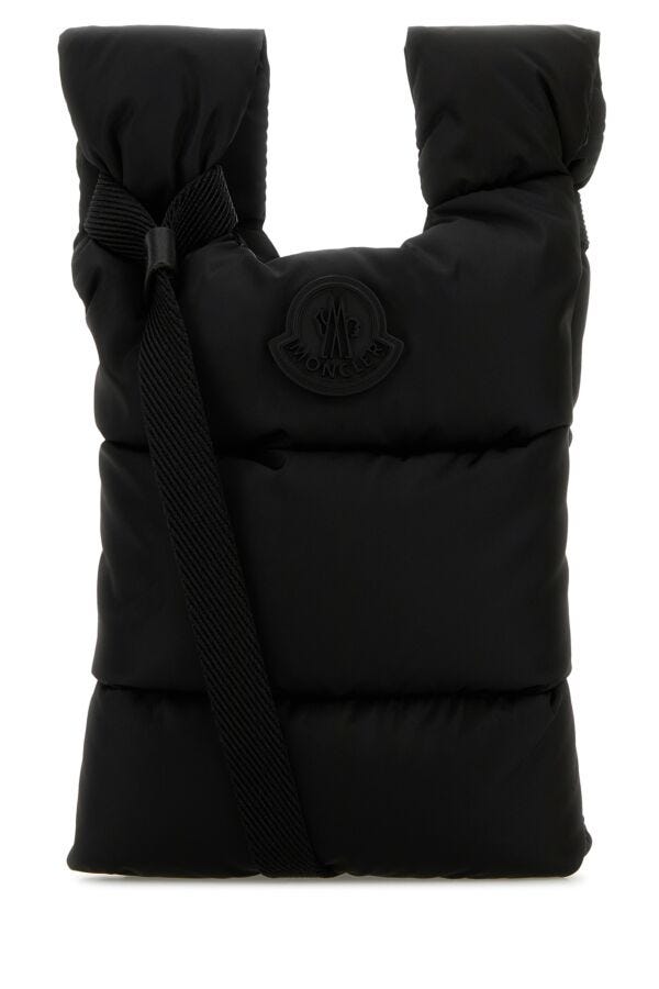 Moncler Woman Black Nylon Legere Crossbody Bag