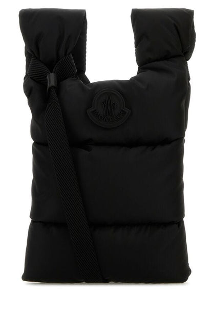 Moncler Woman Black Nylon Legere Crossbody Bag