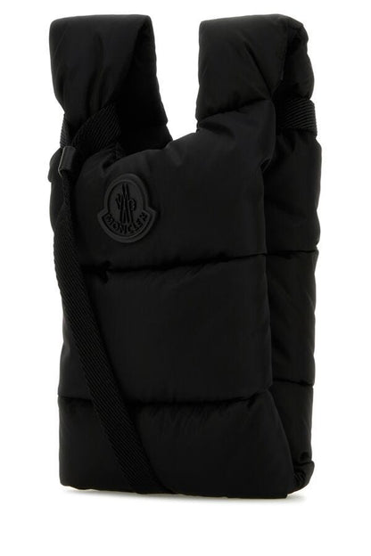 Moncler Woman Black Nylon Legere Crossbody Bag