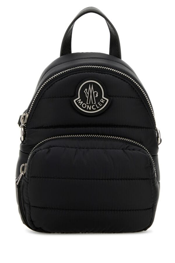 Moncler Woman Black Nylon Kilia Crossbody Bag