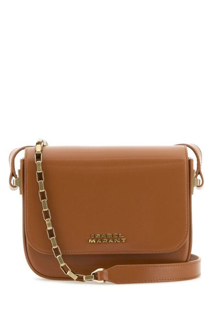 Isabel Marant Woman Biscuit Leather Small Lizza Crossbody Bag