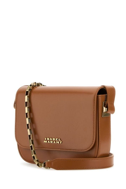 Isabel Marant Woman Biscuit Leather Small Lizza Crossbody Bag