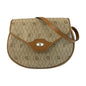 Christian Dior Beige Brown Pvc Leather Pochette Shoulder Bag