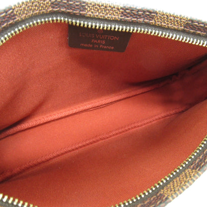 LOUIS VUITTON Accessory pouch Brown Ebene Damier PVC coated canvas N51983