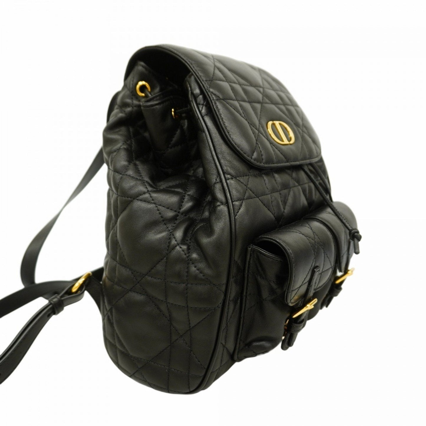 Christian Dior Black Leather Backpack Style 3