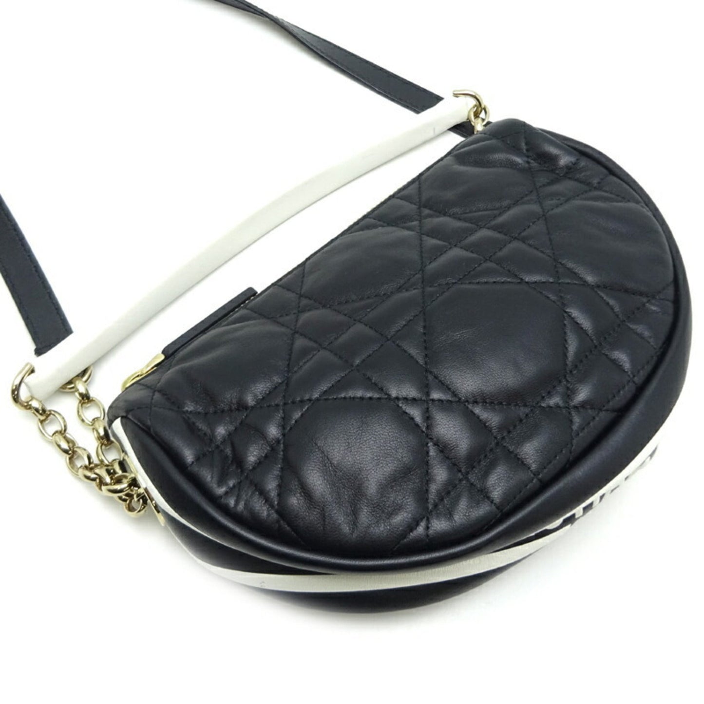 Christian Dior Black Leather Handbag Style 17