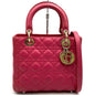 Christian Dior Pink Leather Handbag Shoulder Bag Style 2
