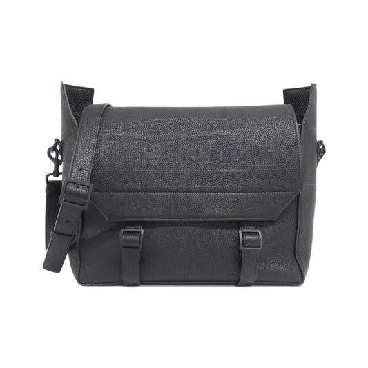 Christian Dior Black Leather Shoulder Bag Style 28