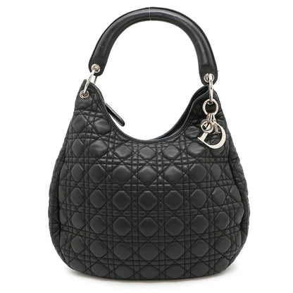 Christian Dior Black Leather Shoulder Bag Leather