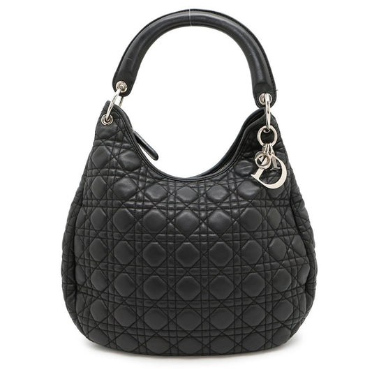 Christian Dior Black Leather Shoulder Bag Leather