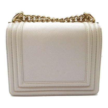 Chanel Boy Chanel ChainShoulder White leather