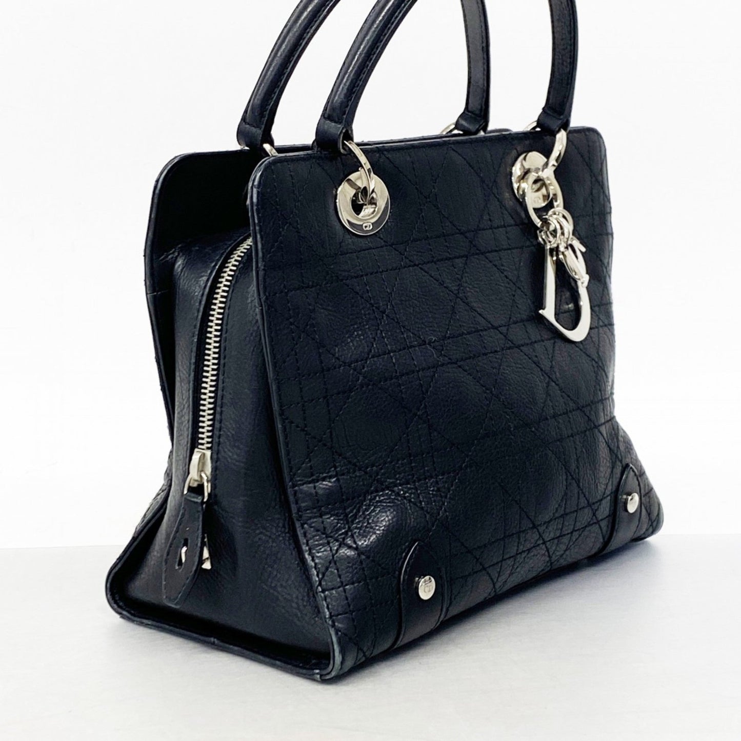 Christian Dior Black Leather Handbag Style 2