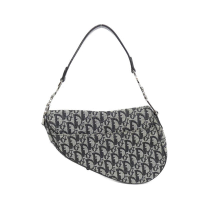 Christian Dior Black Canvas Shoulder Bag Style 4