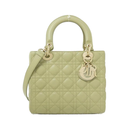 Christian Dior Green Leather Handbag