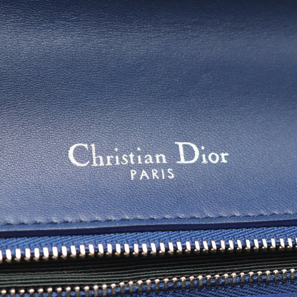 Christian Dior Blue Leather Shoulder Bag Style 6