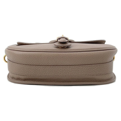 Christian Dior Grayish Leather Shoulder Bag
