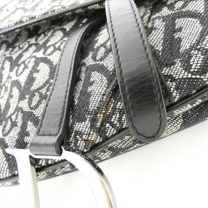 Christian Dior Black Canvas Shoulder Bag Style 4