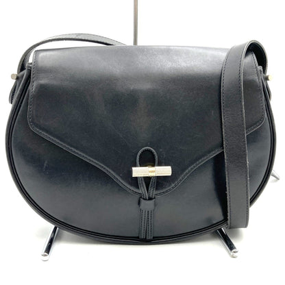 Christian Dior Black Leather Shoulder Bag Style 29