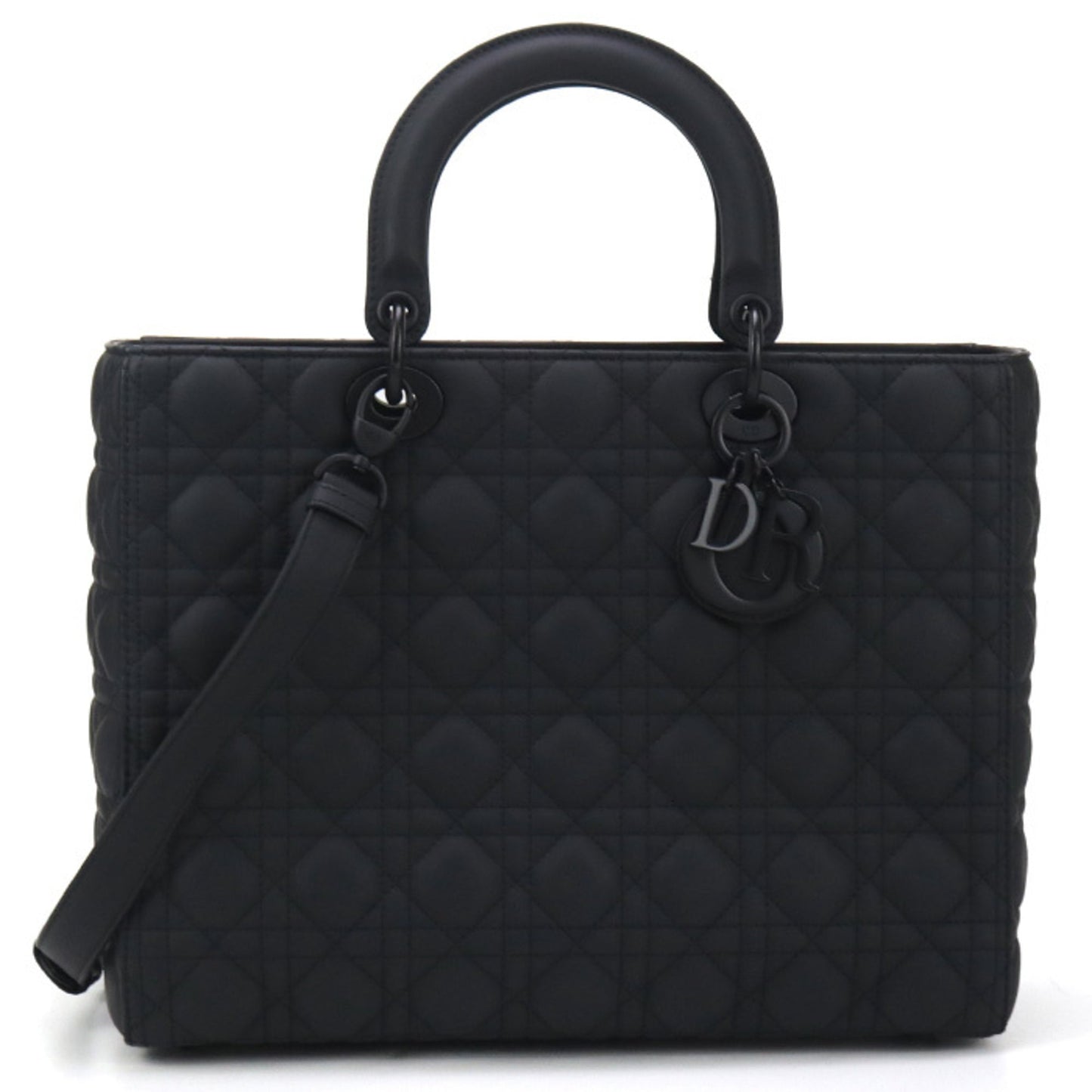 Christian Dior Black Leather Tote Bag Style 4