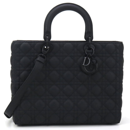 Christian Dior Black Leather Tote Bag Style 4