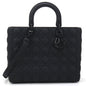 Christian Dior Black Leather Tote Bag Style 4