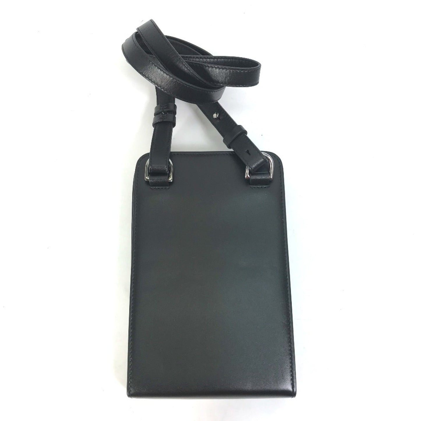 Christian Dior Black Leather Pochette Shoulder Bag Style 3