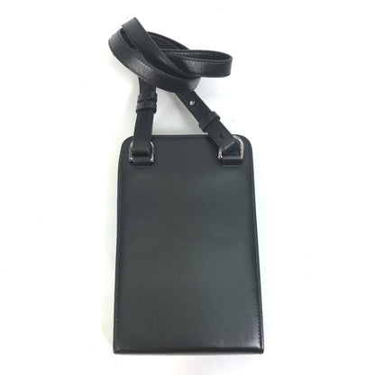 Christian Dior Black Leather Pochette Shoulder Bag Style 3