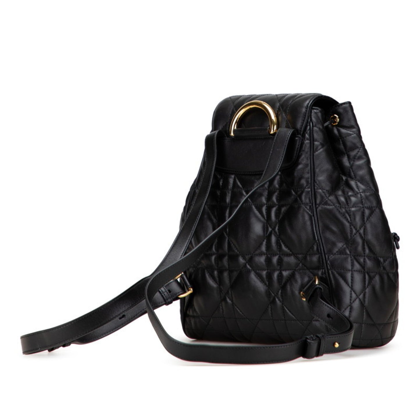 Christian Dior Black Leather Backpack Style 4