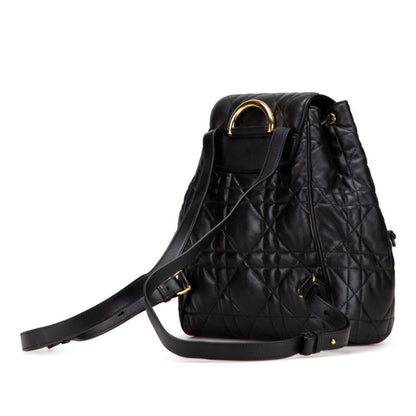 Christian Dior Black Leather Backpack Style 4