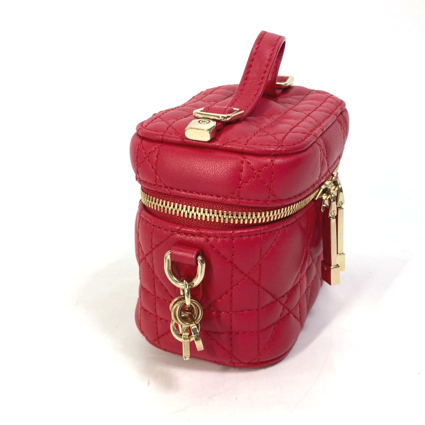 Christian Dior Red Leather Handbag