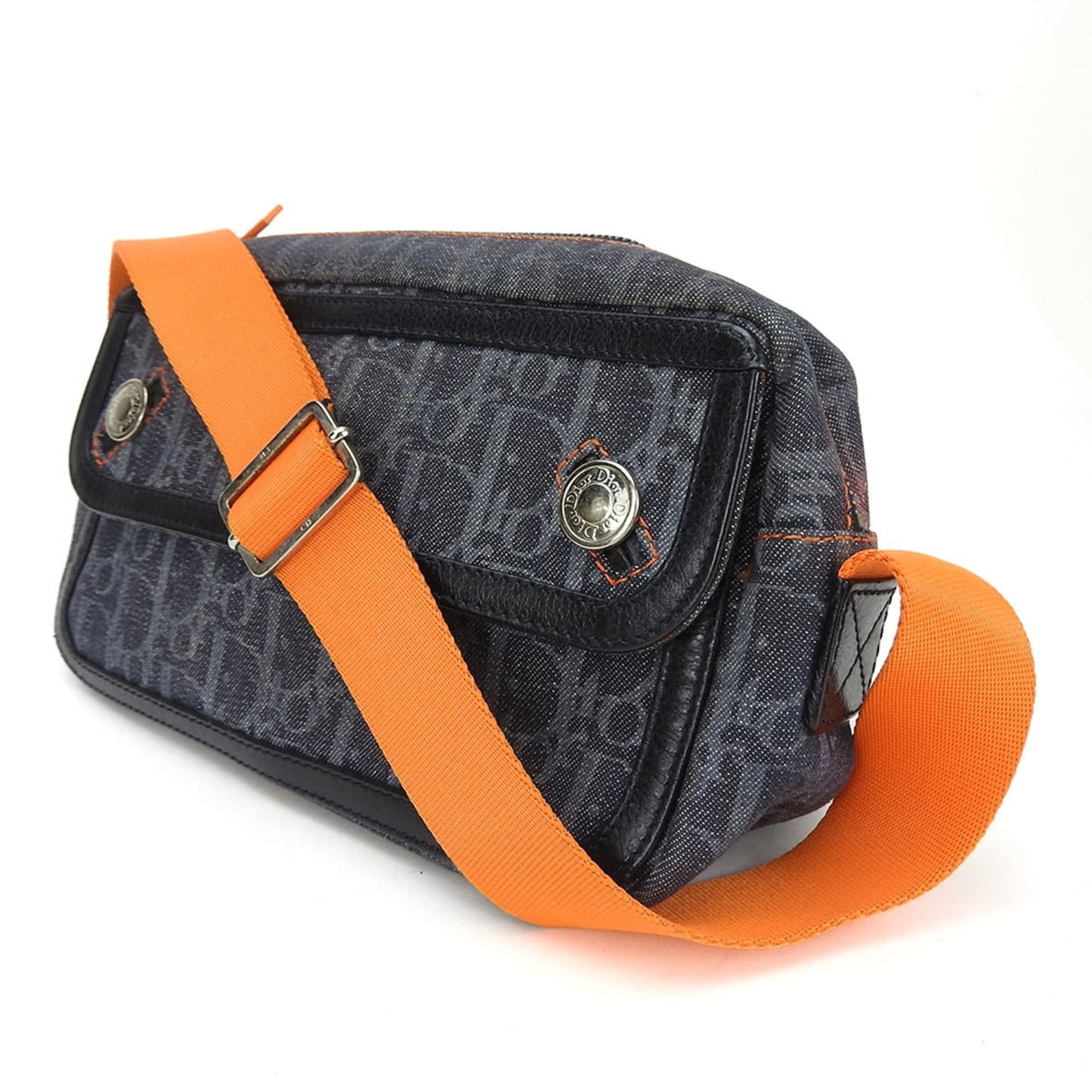 Dior Leather Navy Shoulder Bag