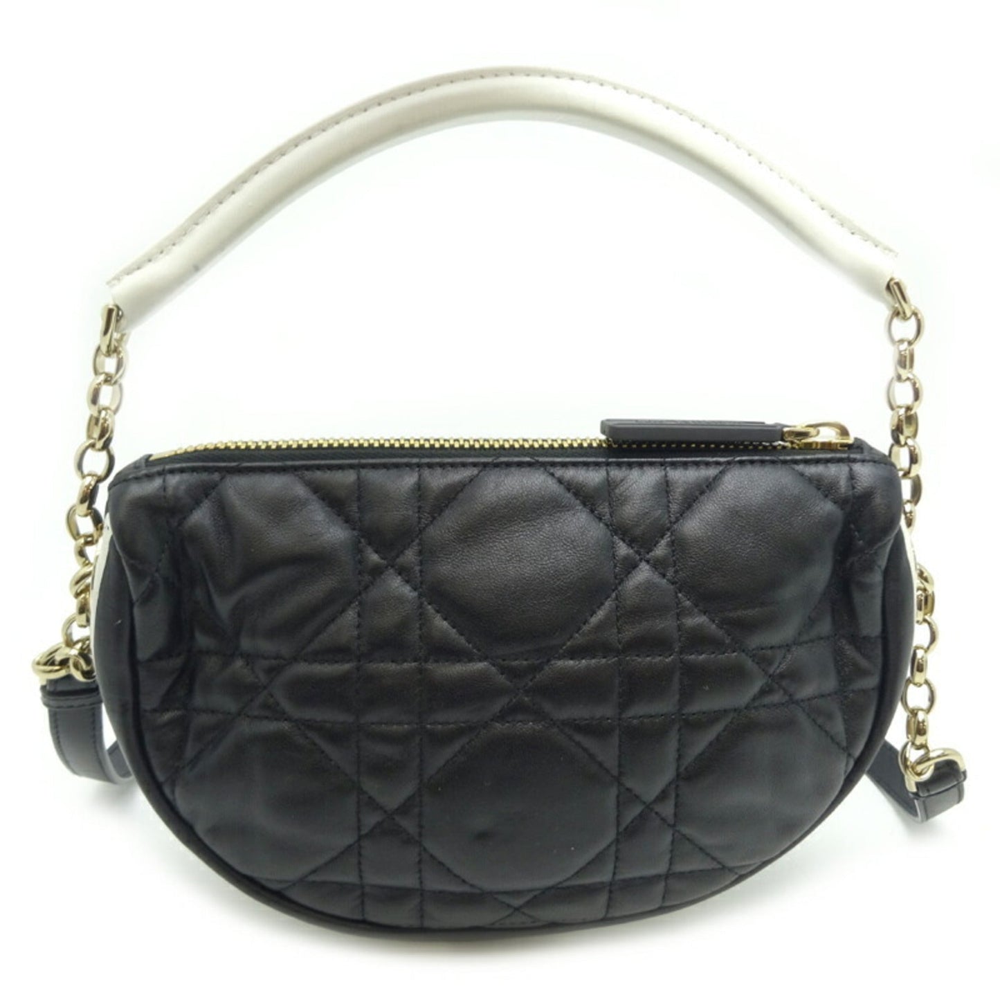 Christian Dior Black Leather Handbag Style 17