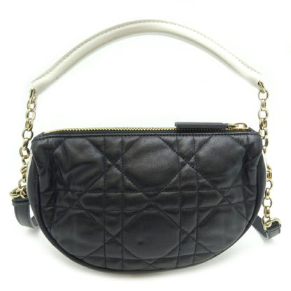 Christian Dior Black Leather Handbag Style 17