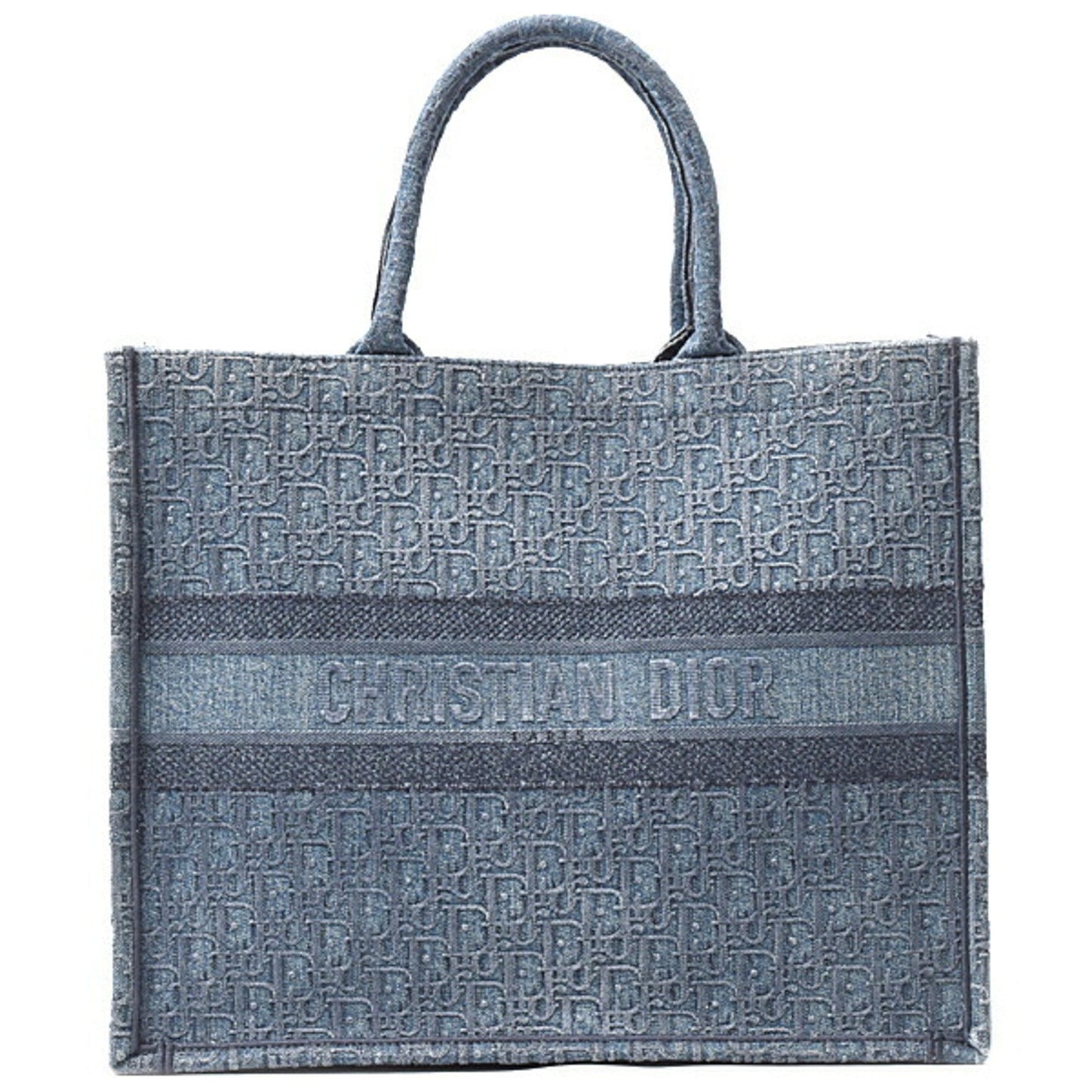 Christian Dior Blue Denim Tote Bag ()
