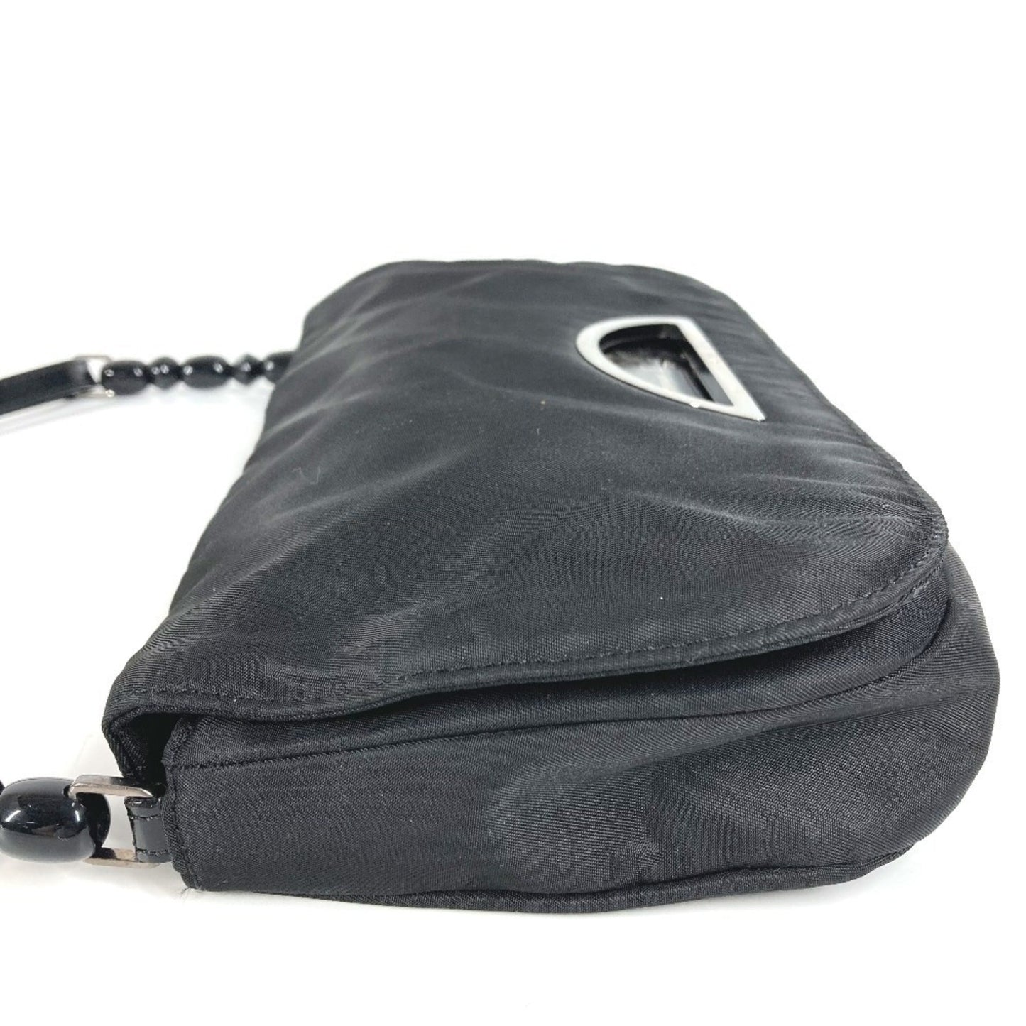 Christian Dior Black Monogram Nylon Pouch Shoulder Bag