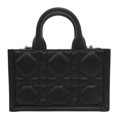 Christian Dior Black Leather Handbag Shoulder Bag Style 3