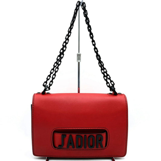 Christian Dior Red Color Leather Shoulder Bag Style 7