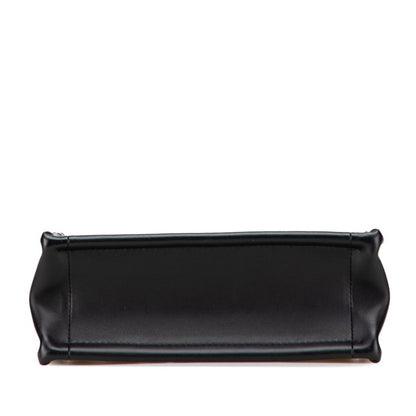 Christian Dior Black Leather Handbag Shoulder Bag Style 5