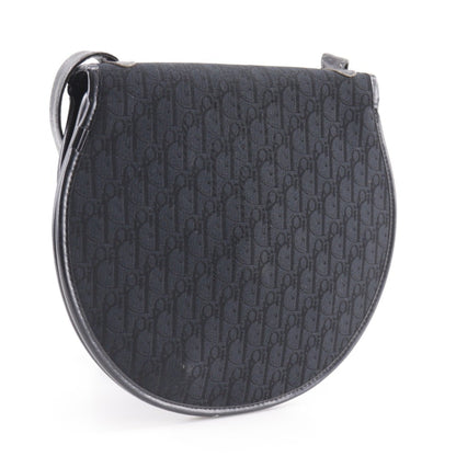 Christian Dior Black Canvas Shoulder Bag Style 5