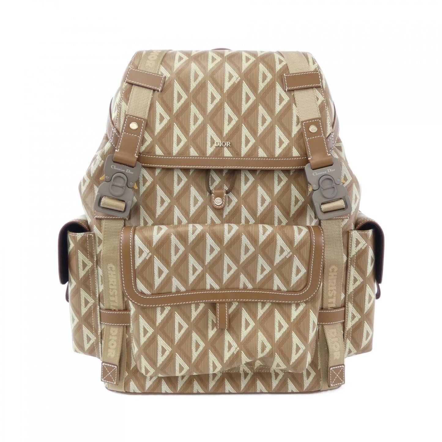 Christian Dior Beige Brown Backpack