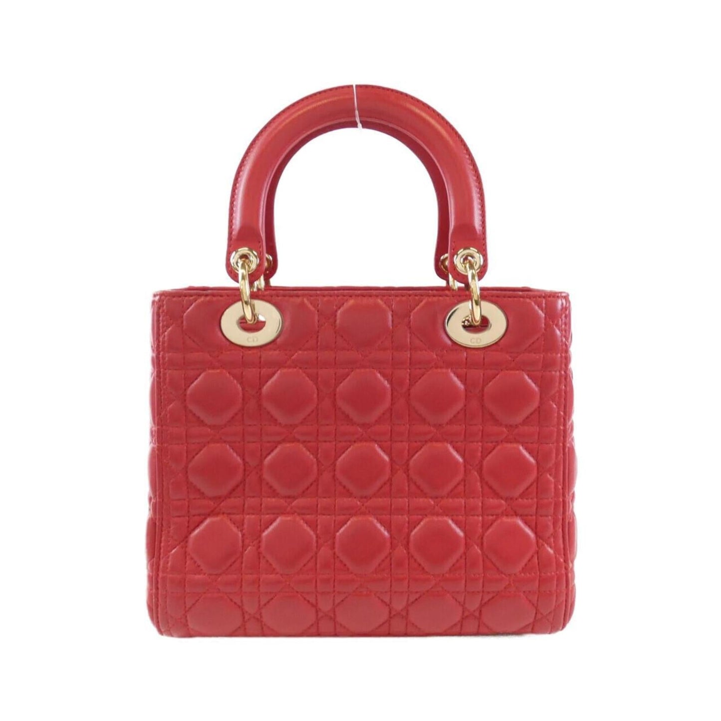 Christian Dior Red Color Leather Handbag Style 3