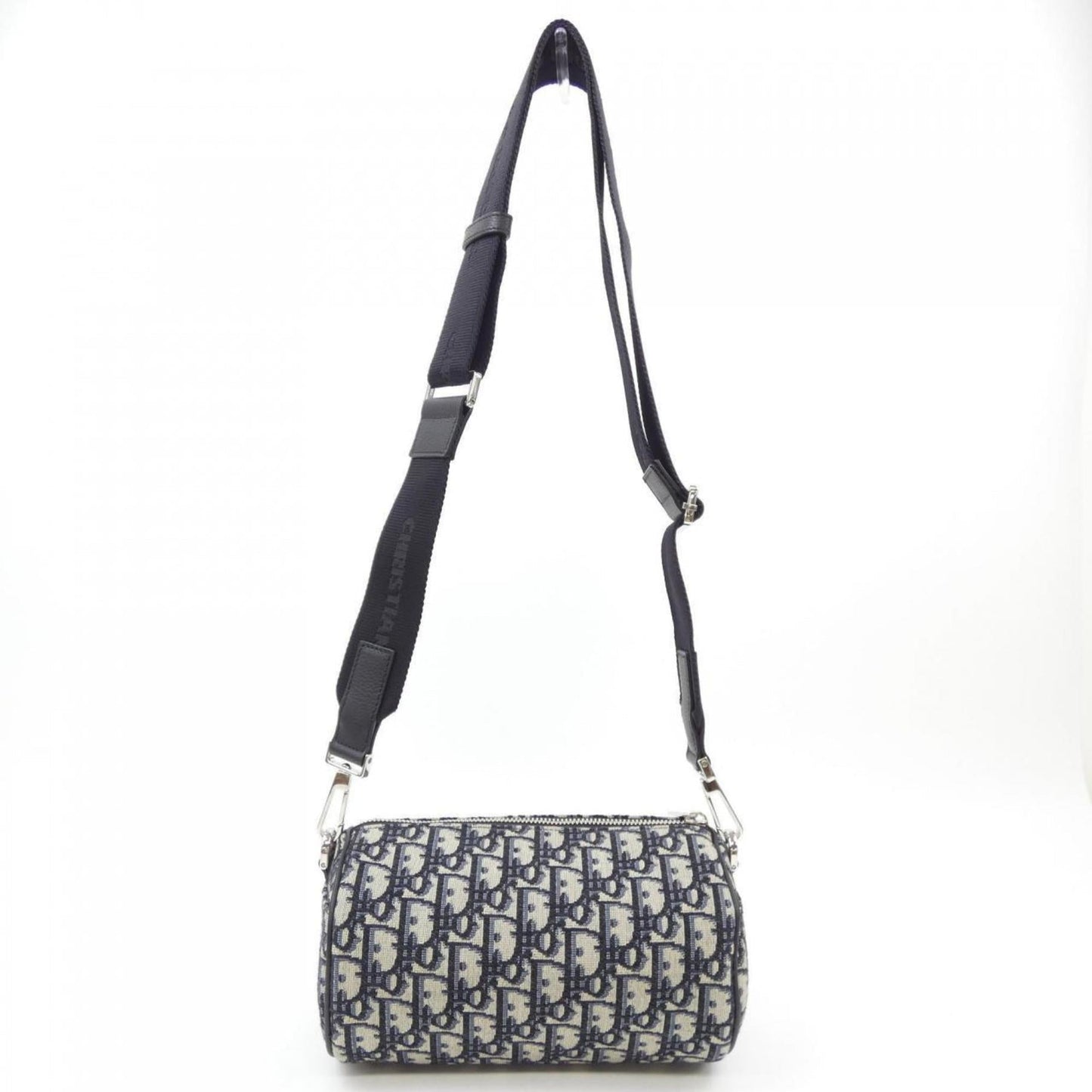 Christian Dior Beige Black Navy Handbag Black
