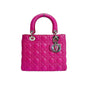Christian Dior Pink Leather Handbag Shoulder Bag Leather