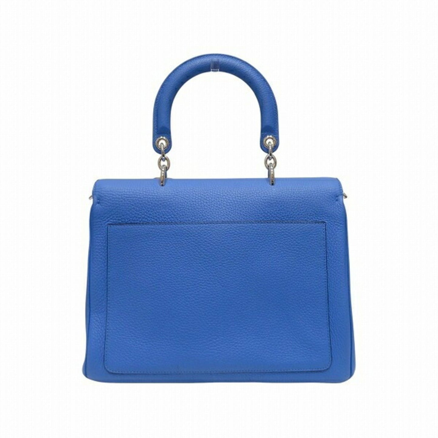 Christian Dior Blue Leather Handbag Shoulder Bag